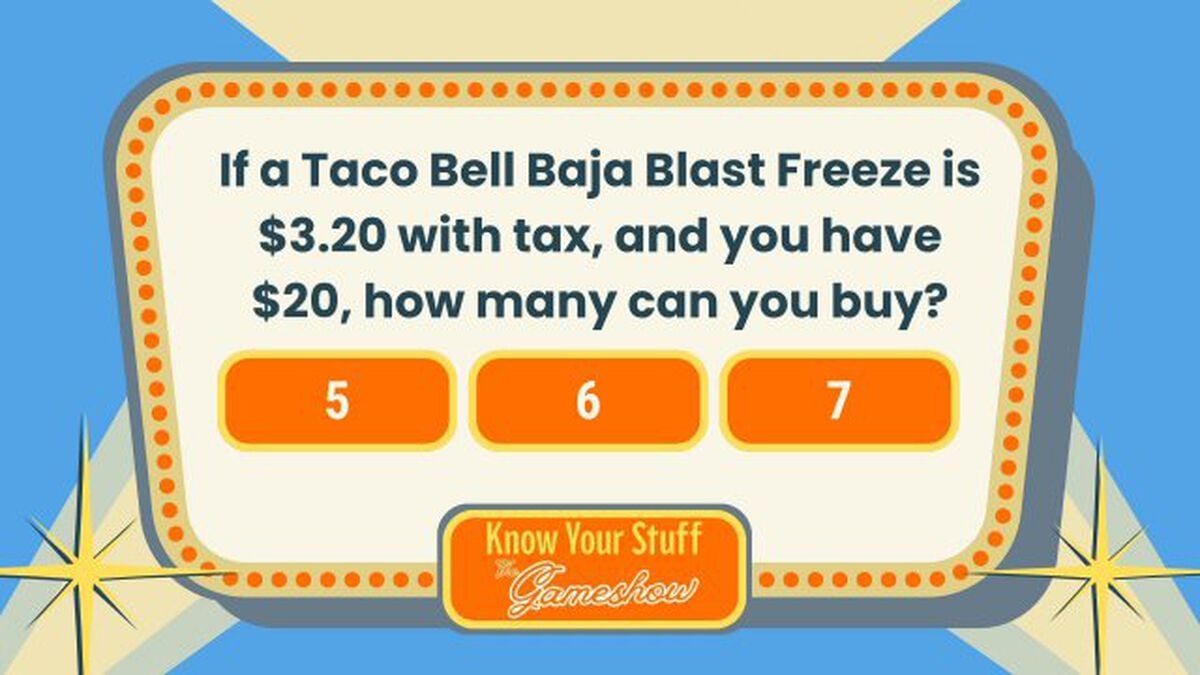 KNOW YOUR STUFF &ndash; THE GAMESHOW! image number null